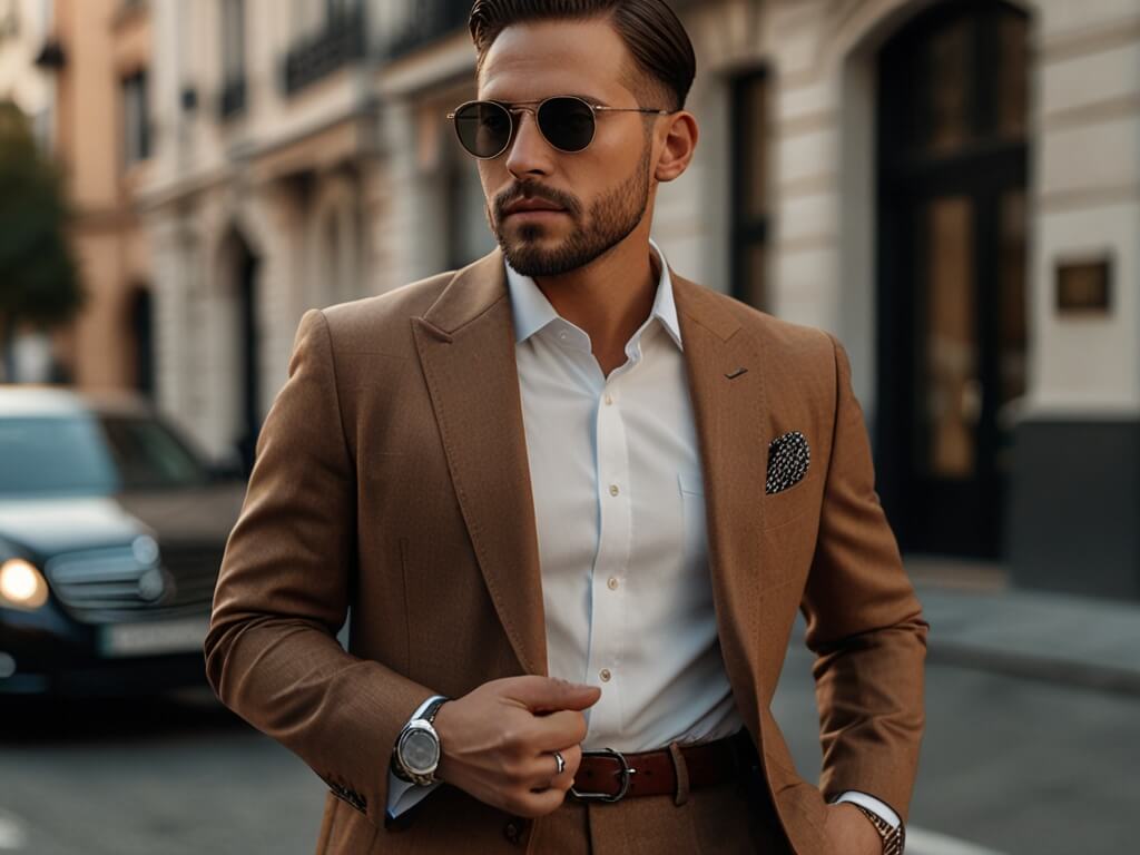 Man in Premium Outfit